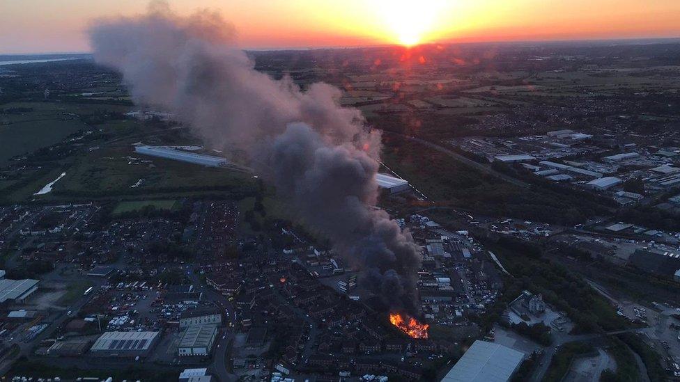 Widnes fire