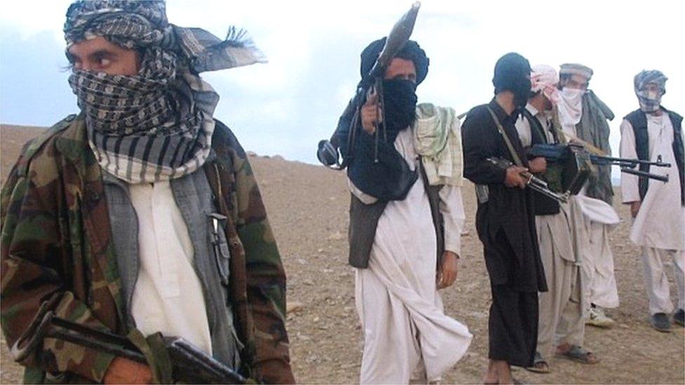 Taliban militants in Afghanistan. File photo