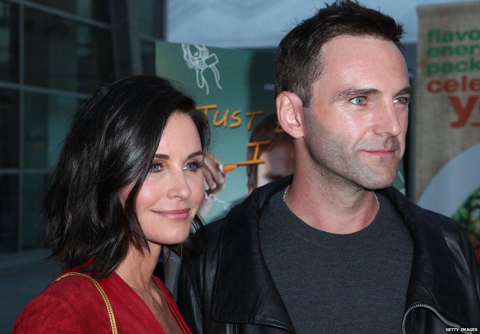 Courteney Cox and Johnny McDaid