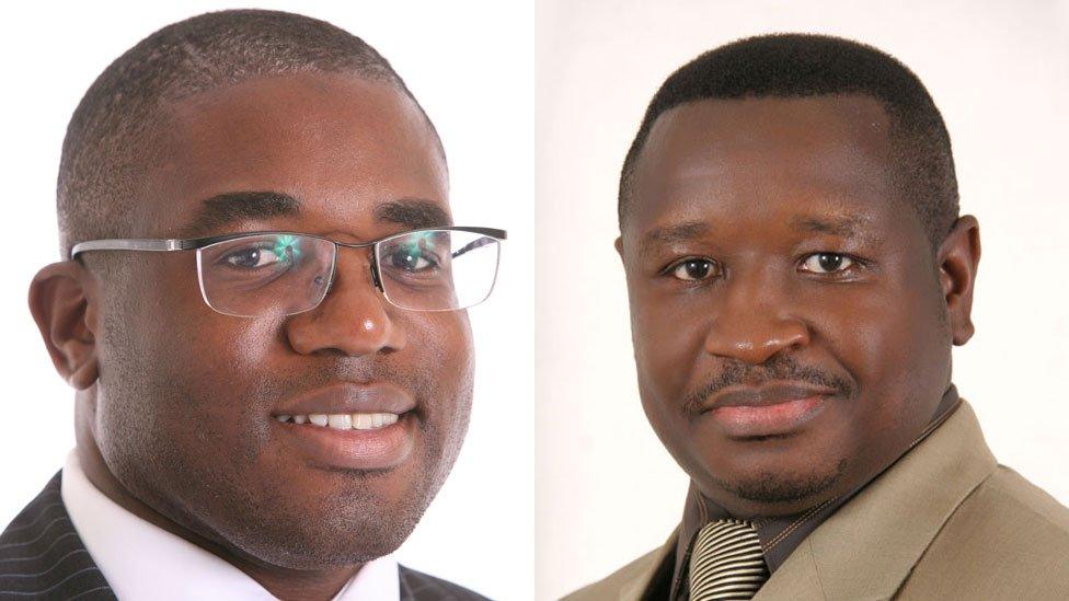 David Lammy and Sierra Leonean politician Julias Maada Bio