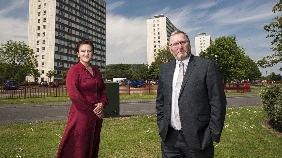 Julie-Anne Corr-Johnston and Doug Beattie