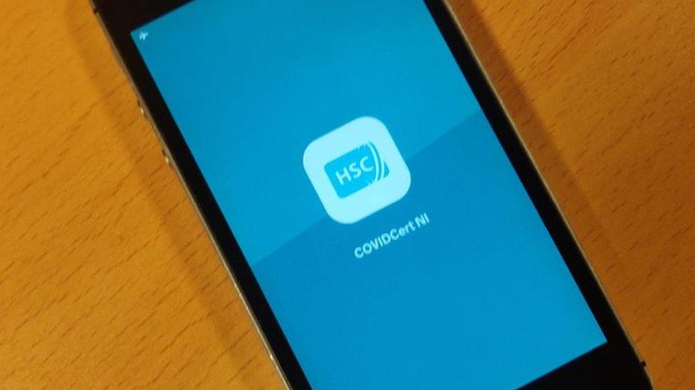 CovidCertNI app