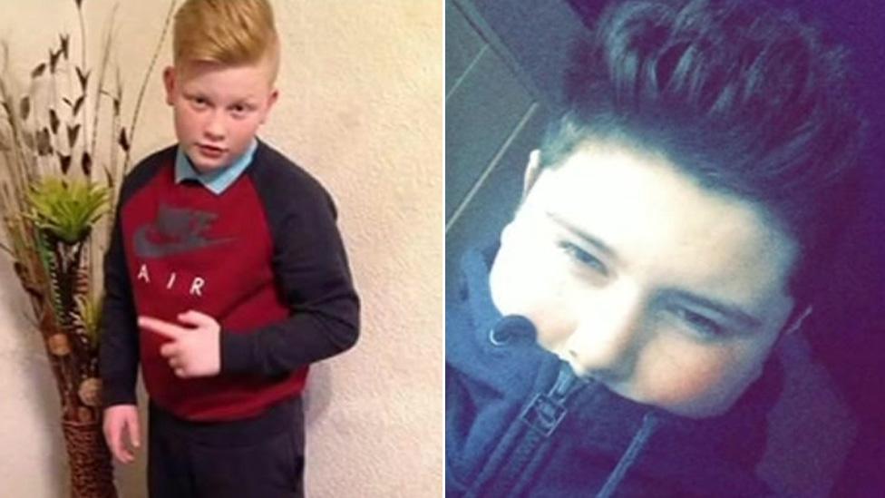 Rhys Baker and George Wharton