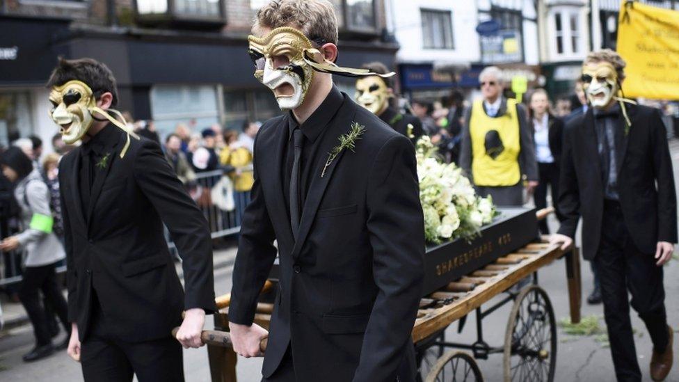 Procession in Stratford-upon-Avon