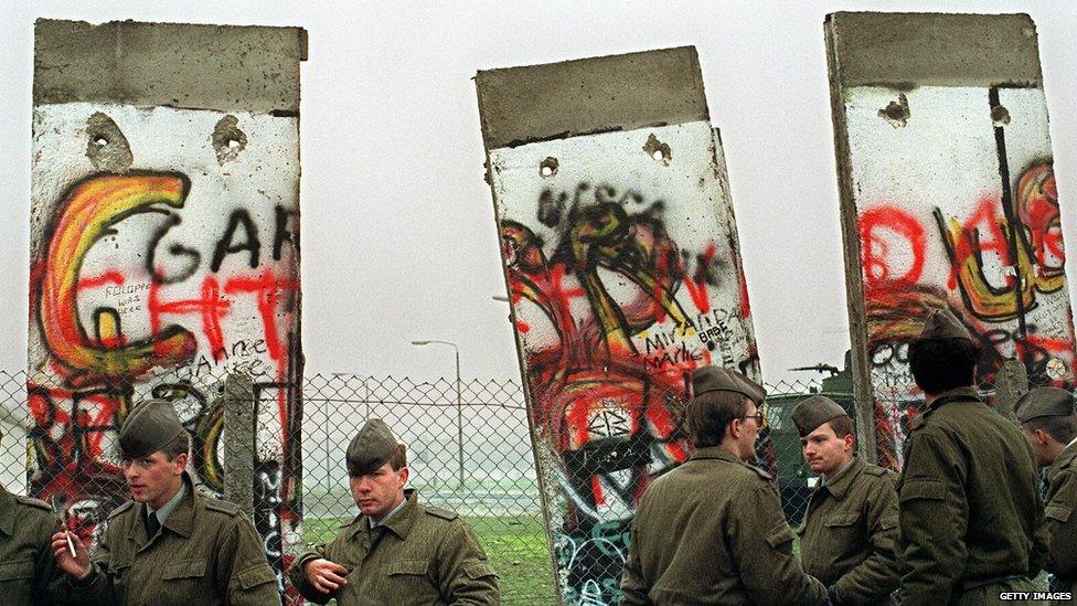 East German border guards 1989