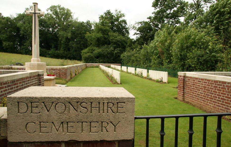 The Devonshire cemetary