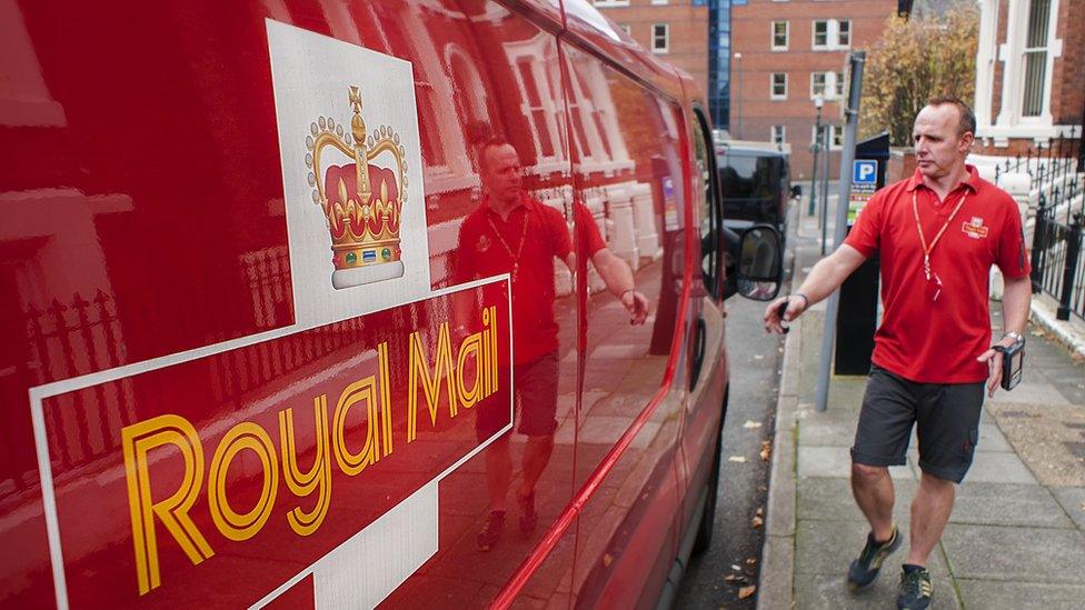 Royal Mail worker