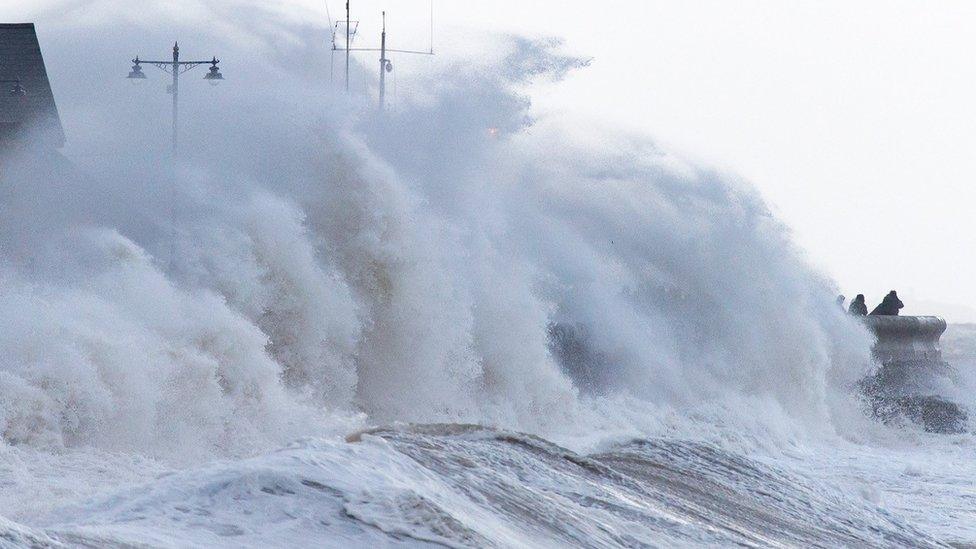 Waves in Porthcawl