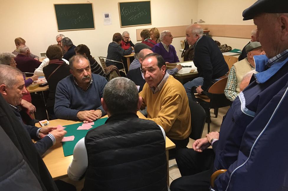 Asturias miners in social club