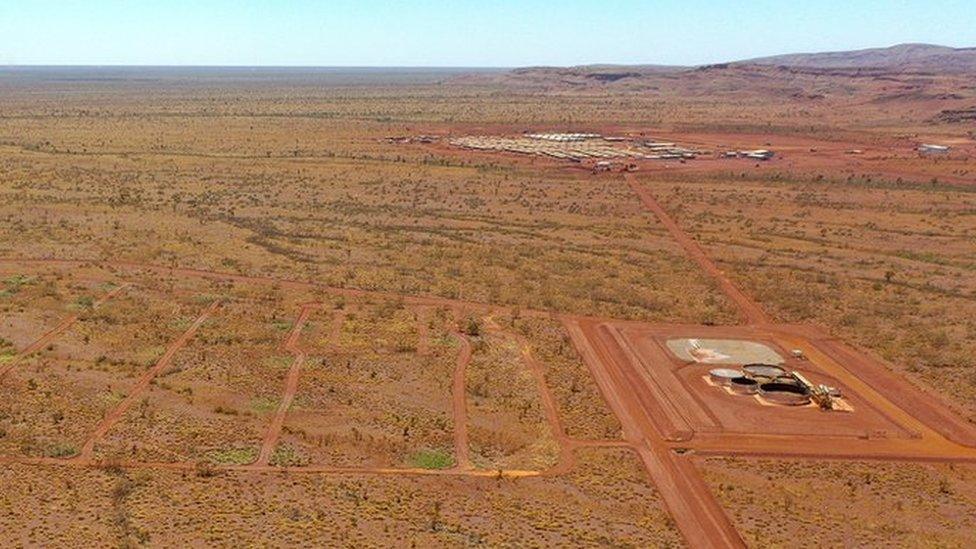 Rio Tinto's Gudai-Darri mine area in Western Australia