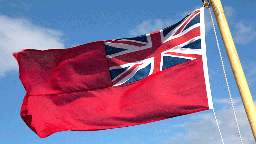 The Red Ensign flag