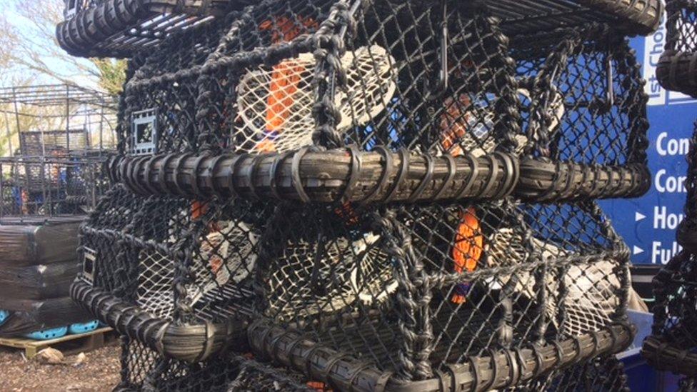 Crab pots