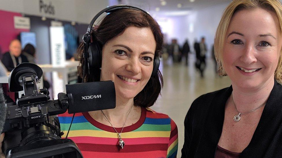 BBC colleagues Zoe Kleinman and Tracey Langford