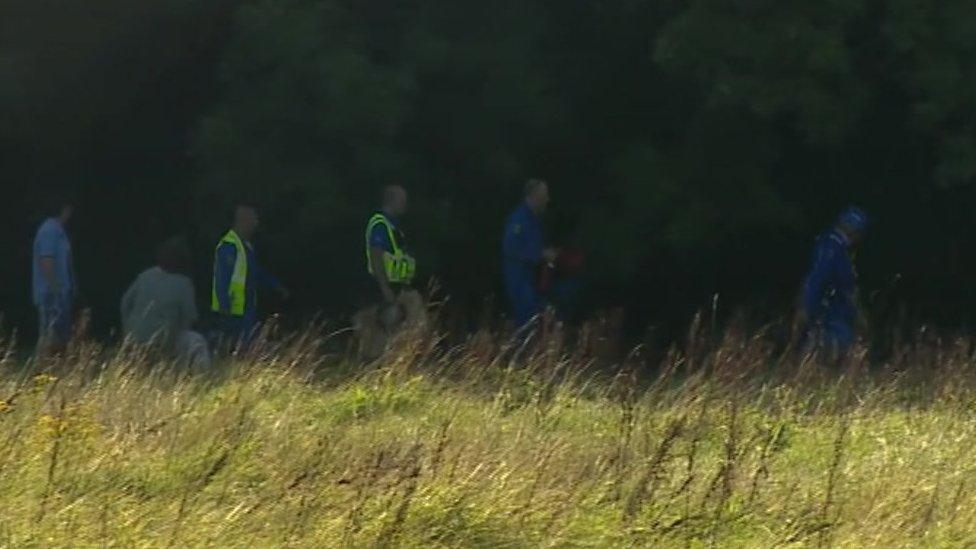 Police at Porthkerry Country Park