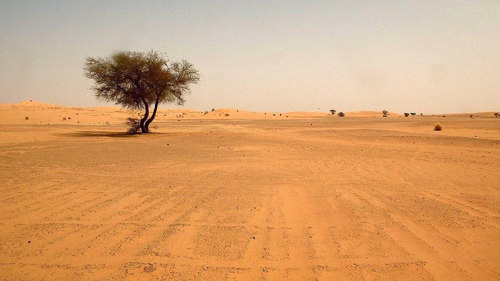 The teenager travelled with 30 others in car across the Sahara Desert from Khartoum to Libya