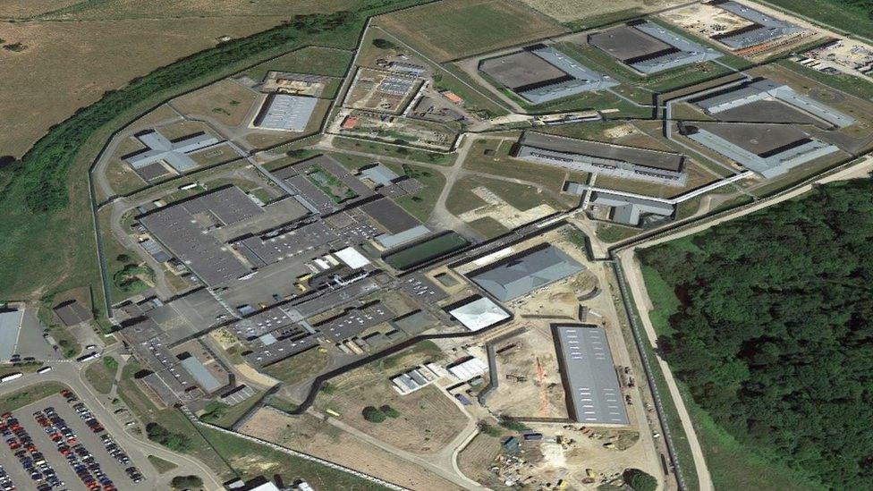 Aerial view of HMP Stocken