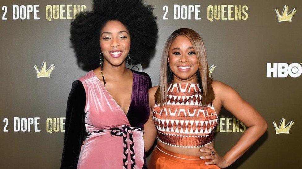 Jessica Williams and Phoebe Robinson of podcast 2 Dope Queens