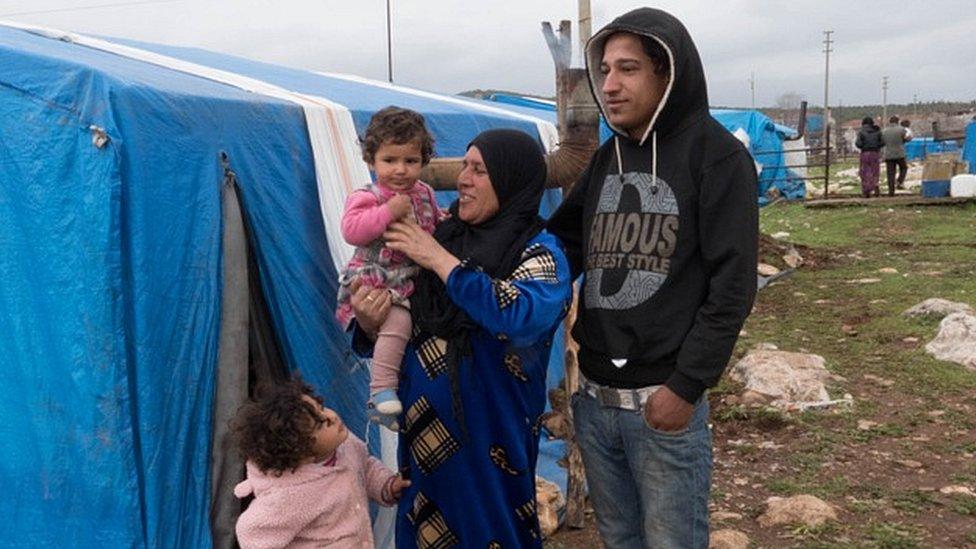 Refugees live with no sanitation in the unofficial Torbuli camp in Turkey