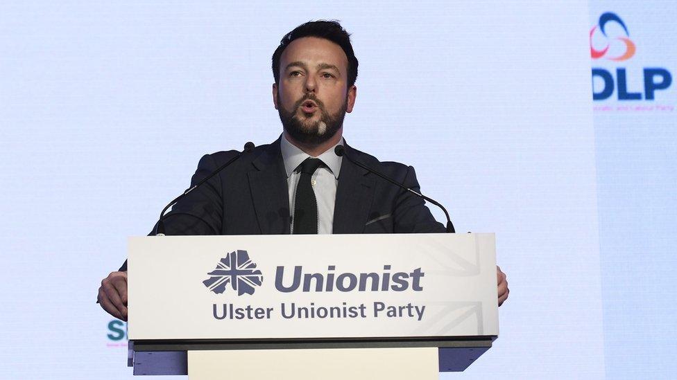 Sinn Féin party activists mocked Colum Eastwood's decision on social media