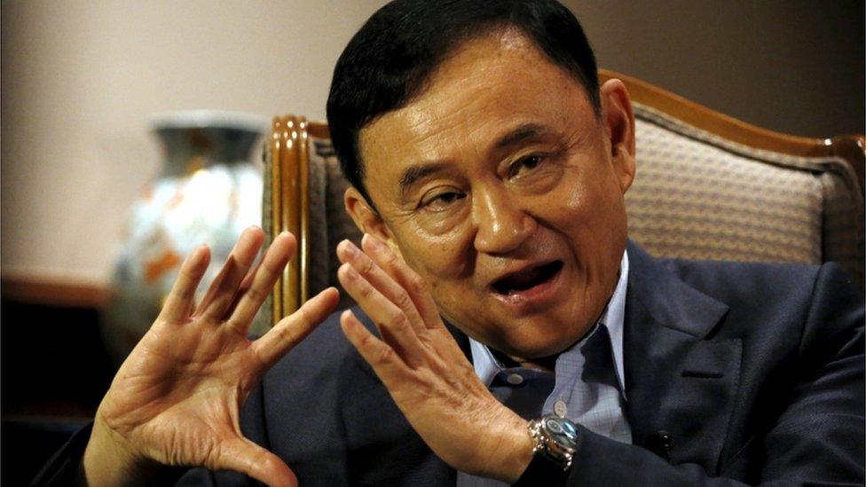 Former Thai PM Thaksin Shinawatra