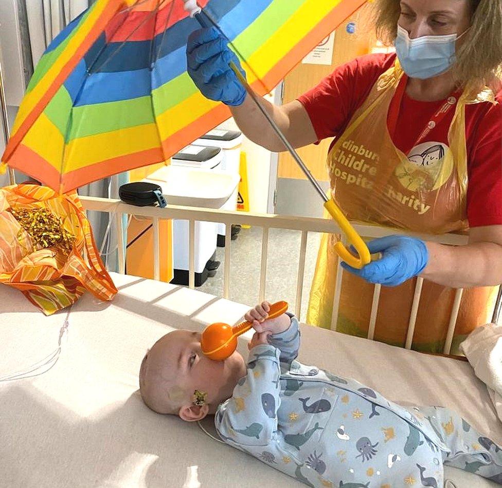 A sensory class at the Royal Hospital for Children and Young People