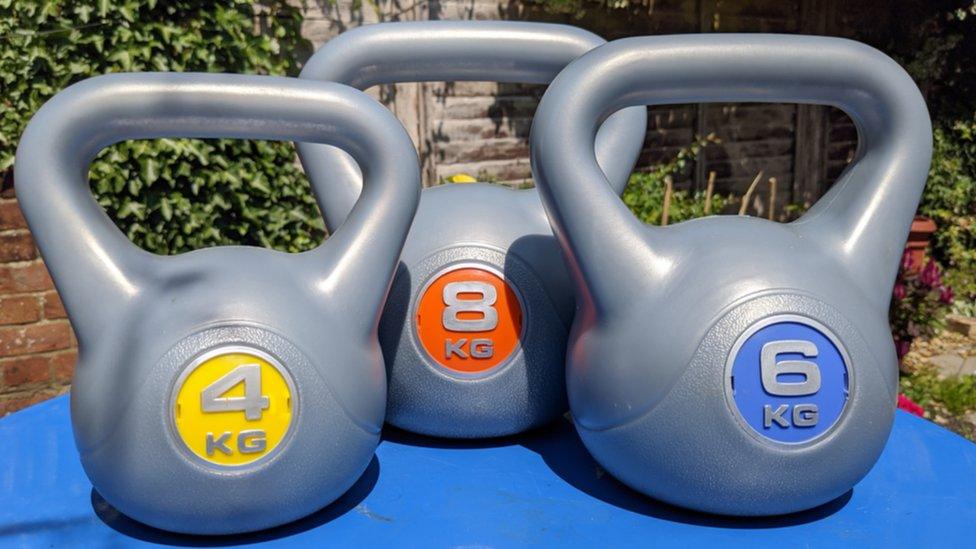 kettlebells