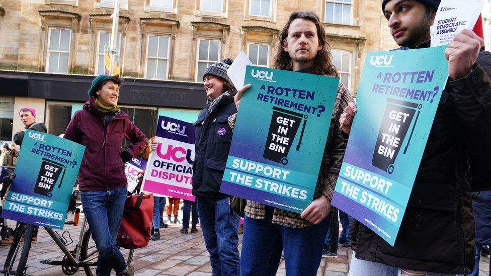 protesters in Glasgow