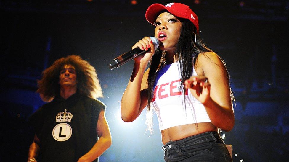 Lady Leshurr performing