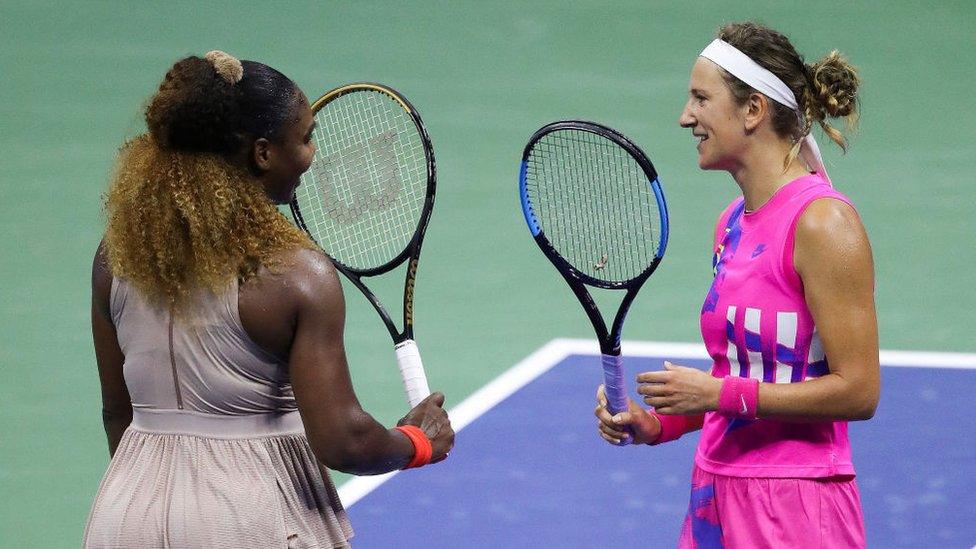 Serena Williams and Victoria Azarenka