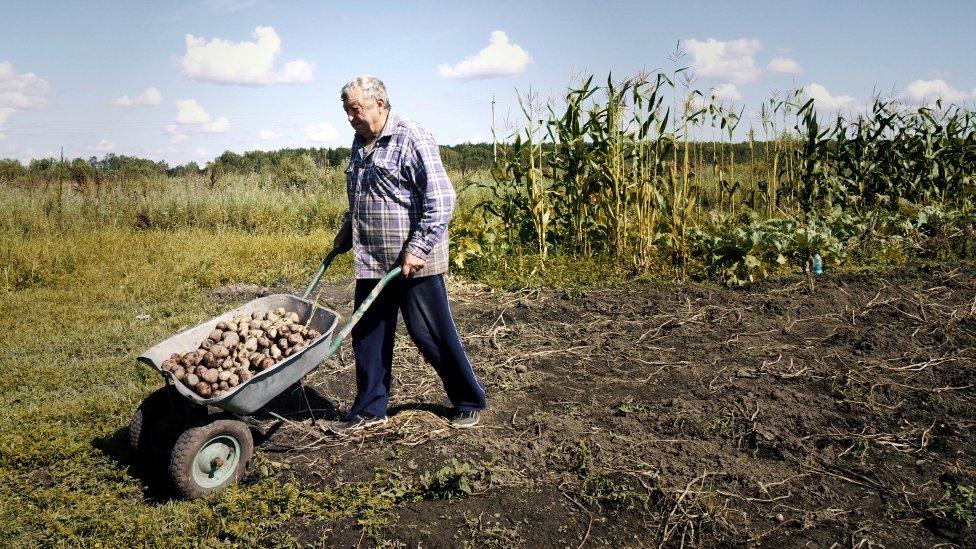 Residents in Maksimovka complain that young people tend to head to the cities, leaving only pensioners behind