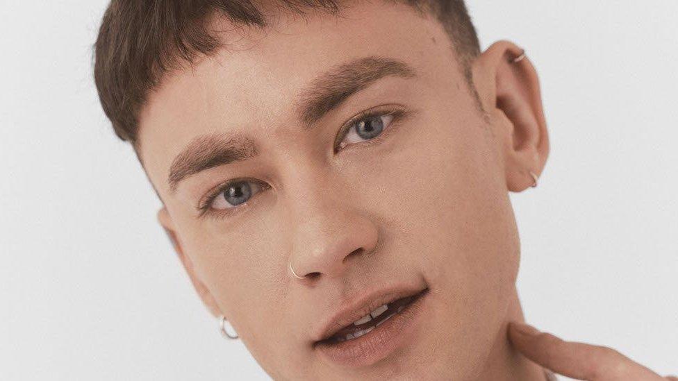 Olly Alexander looking at the camera