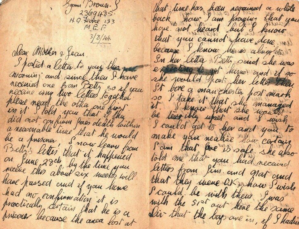 Wartime letter