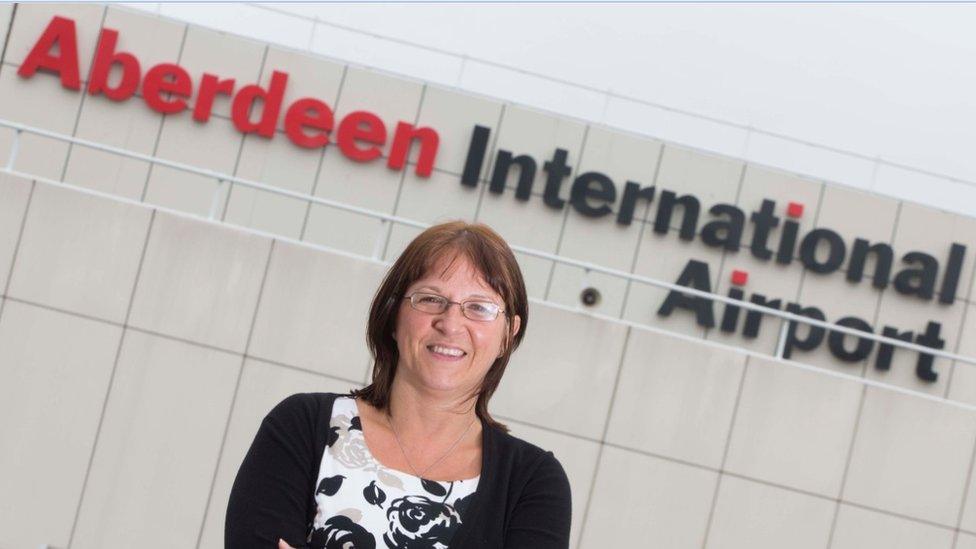 Aberdeen International Airport managing director Carol Benzie