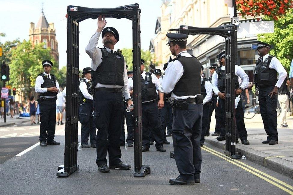 Police at Carnival