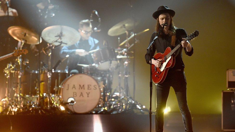 James Bay at the Brits