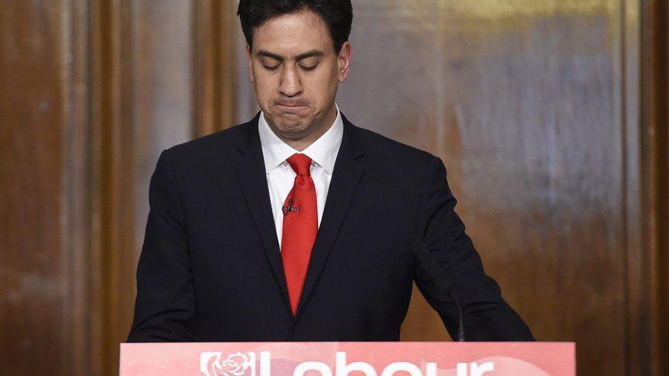 Ed Miliband resigns