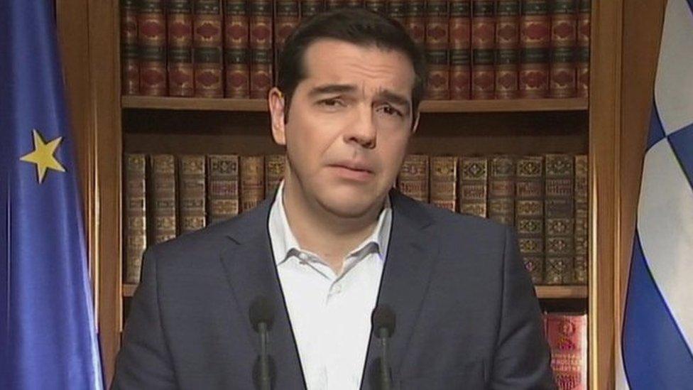 Greece's Prime Minister Alexis Tsipras