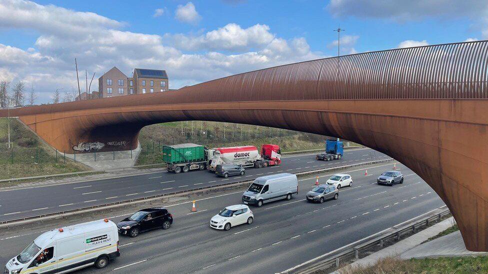 sighthill bridge over the M8