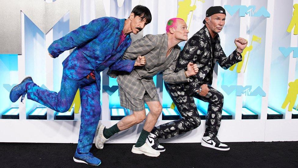 The Red Hot Chili Peppers at the 2022 MTV Video Music Awards