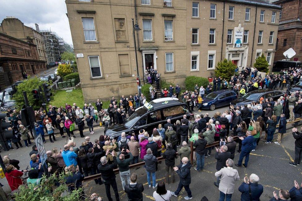 Crowds in Garnethill