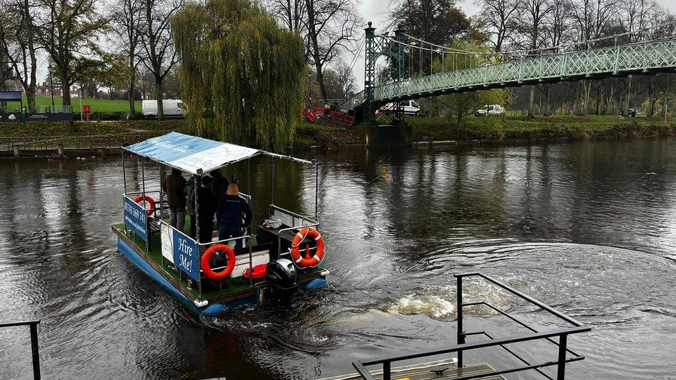 The boat service