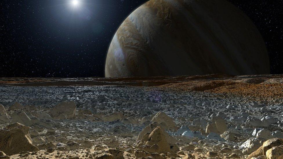 Artwork: Europa surface