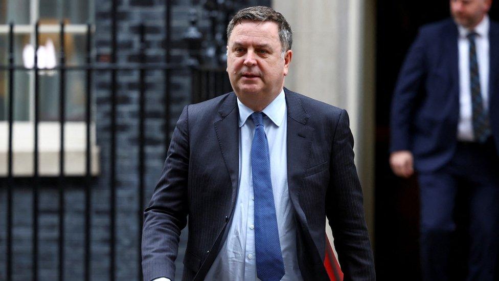 Work and Pensions Secretary Mel Stride leaves 10 Downing Street