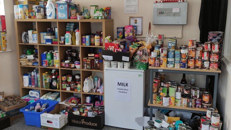 Foodbank at Saint Philip Howard Catholic Primary School