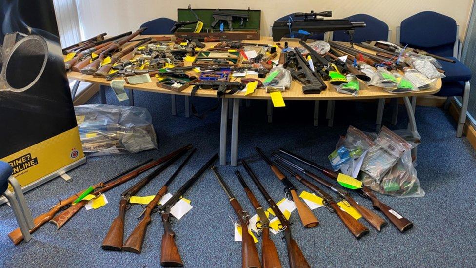 Guns handed in to Lancashire Police