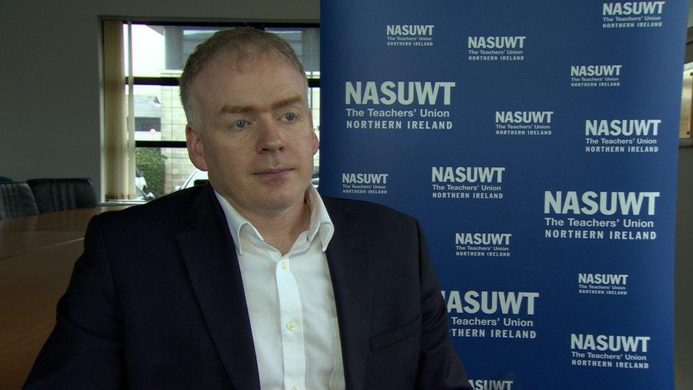 Justin McCamphill of the NASUWT