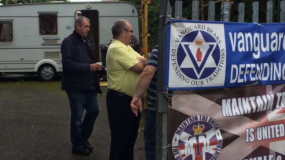 The protest camp at Twaddell remains open