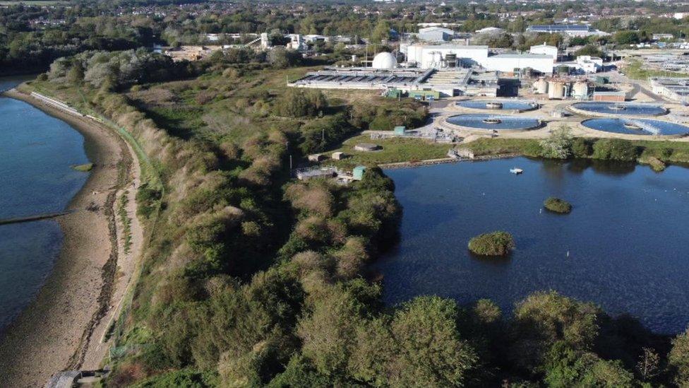 treatment plant run by Southern Water