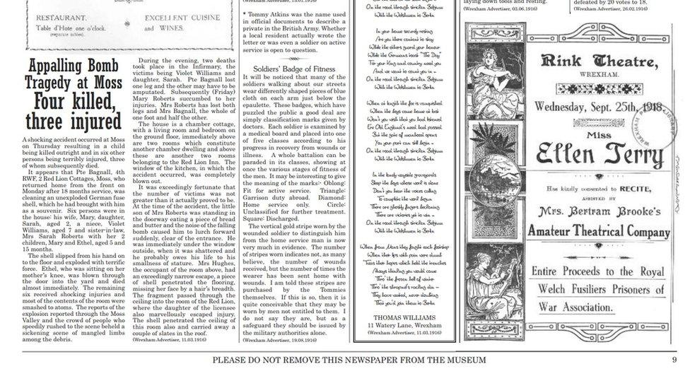 Newspaper extract