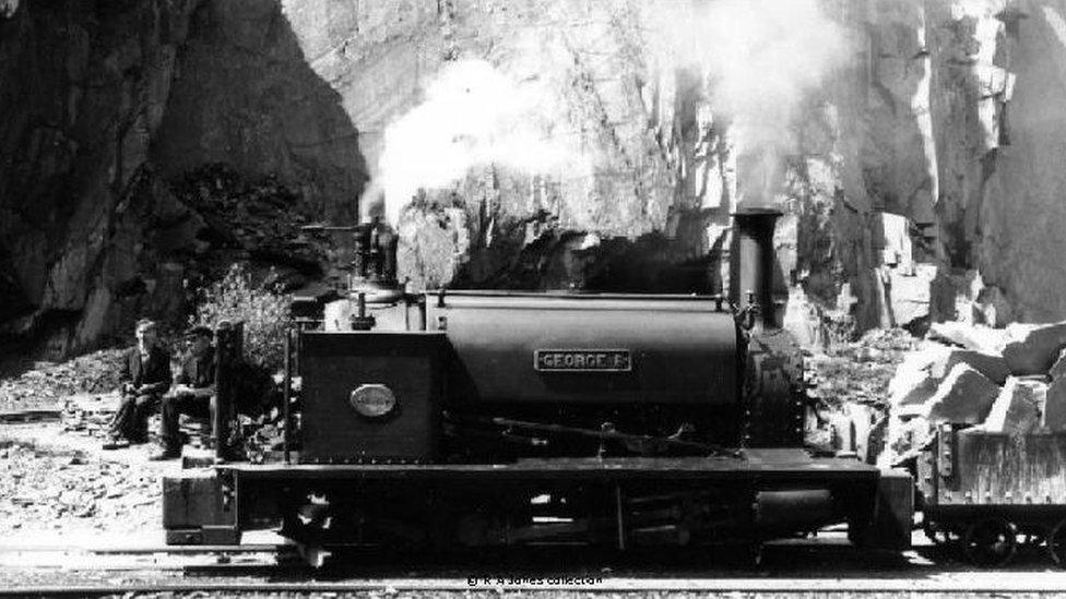 George B at Dinorwic Quarry